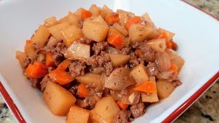 Beef Giniling  Giniling na Baka Recipe  How to cook  Panlasang Pinoy Recipe [upl. by Eilarol566]