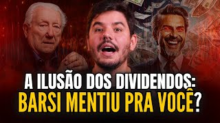 ⚠️ ILUSÃO na bolsa de valores viver de dividendos é MENTIRA [upl. by Hospers627]