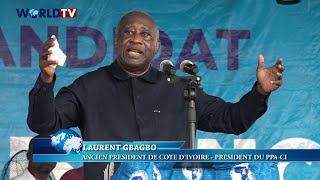 PPACI  Fête de la Renaissance 2024  Discours du Président Laurent GBAGBO à Agboville [upl. by Zippel]