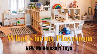 What’s in our Montessori Playroom and NEW Montessori Toys [upl. by Karissa]