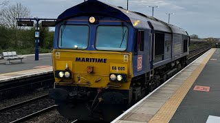 Train spotting at Barnetby Station 842024 [upl. by Irrem]