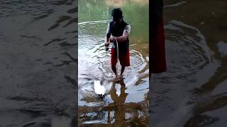 strike ikan langka yang di lindungi wajib di release shortvideo [upl. by Lienad]