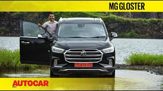 2020 MG Gloster review  XLsized SUV that offers more of everything  First Drive  Autocar India [upl. by Akinohs]