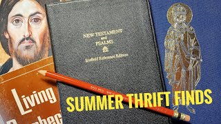 Thrift Finds Summer 2024  Bibles prayer books and more [upl. by Dagnah210]