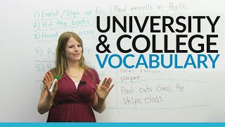 University English Expressions and Vocabulary [upl. by Orlanta]