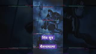 शिव सूत्र  चैतन्यमात्मा  कश्मीरी शैव दर्शन  india shiva shiv religion reels [upl. by Olvan780]