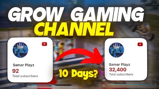 New Trick  Grow Gaming Youtube Channel In 2023  2024  how to grow gaming Youtube channel BGMI [upl. by Nnylrefinnej]