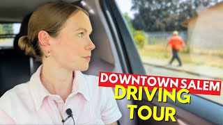 Downtown Salem Oregon Driving Tour  Salem Oregon Neighborhood Tour  Summer [upl. by Aleik]