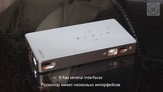 AUN Android 71 Projector D5S Builtin WIFI Bluetooth 4500mAH Batterylink in description [upl. by Longwood]