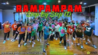 RAMPAMPAM  STEP BY STEP ID  ZUMBA  ZIN RIVA [upl. by Oisinoid]