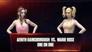 WWE 2K24 エアリス・ゲインズブールFinal Fantasy 7 vs マリー・ローズ DOA Aerith Gainsborough vs Marie Rose [upl. by Sueddaht]