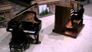 LISZT HUNGARIAN RHAPSODY NO 2  SCOTT BROTHERS DUO PIANO amp ORGAN [upl. by Ariay]