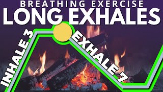 Relaxing Long Exhale Breathing Exercise 3272 [upl. by Remington887]