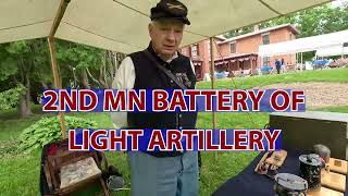 2nd Minnesota Battery of Light ArtilleryFounders Day 24 [upl. by Rehctaht]