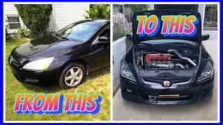 Building my 400hp Honda Accord in 7 minutes [upl. by Namzaj]