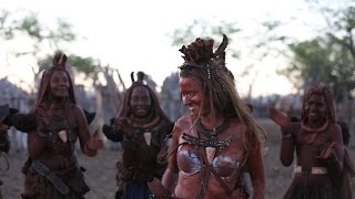 Travel Namibia  Meeting the Himba Tribe [upl. by Mayor]