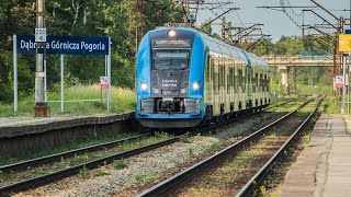 332 Pociągi na przystanku Dąbrowa Górnicza Pogoria [upl. by Nyrmak]