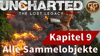 Uncharted The Lost Legacy Kapitel 9  Alle Sammelobjekte Schätze Fotos KistenGesprächeAndenken [upl. by Mauretta275]