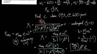 Dynamics Forced Vibrations with Viscous Damping [upl. by Rhodie]