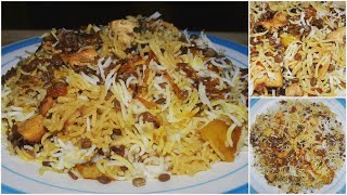 Mauritian Cuisine Layered Lentils Chicken Pulao Biryani [upl. by Atiragram]