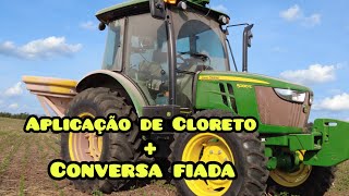 35 Minutos jogando cloreto na soja e conversa fora [upl. by Duomham]