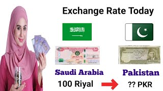 100 Saudi Riyal in Pakistani Rupees  100 Riyal Rate in Pakistan  Saudi Riyal Rate in Pakistan [upl. by Atsedom12]