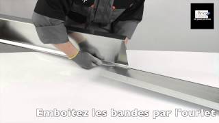 Comment monter 2 bandes de rive ZINC BRICOTOITURE entre elles [upl. by Suzetta]