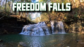 Freedom Falls  Waterfall Adventure  Venango County PA [upl. by Yelsha]