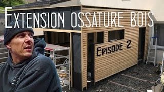 construire son extension ossature bois2 [upl. by Atonsah404]