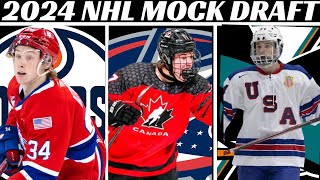 2024 NHL Draft Lottery Simulation  2024 NHL Mock Draft [upl. by Carol]