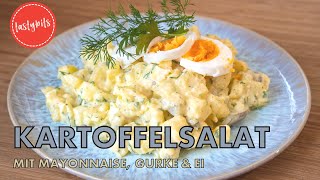 Bester Kartoffelsalat mit Mayonnaise Gurke amp Ei Rezept von Oma [upl. by Aneryc]