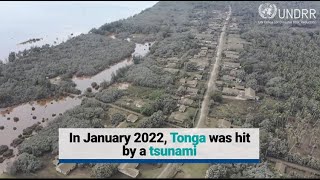 Tsunami in Tonga 2022 [upl. by Trela228]