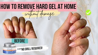 HOW TO Remove Builder Gel at Home  NO DRILL required [upl. by Ernestus]