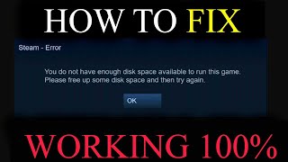 How To Fix Steam Not Enough Disk Space Error [upl. by Bunny]