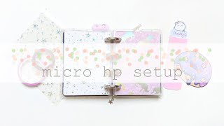 2020 Micro Planner Setup  Micro Happy Planner Flip Through [upl. by Bovill]