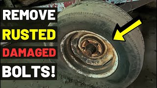 How To Remove RUSTED ROUNDED STRIPPED BOLTS And NUTS Bolt Extractor And Breaker Bar2 TESTS [upl. by Nillok216]