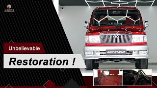 Unbelievable Toyota Qualis Complete Restoration  Autostarke [upl. by Retla]