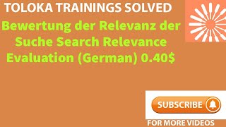 Bewertung der Relevanz der Suche Search Relevance Evaluation German 040 [upl. by Ehc16]