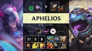 Aphelios ADC vs KogMaw Godlike  KR Master Patch 1420 [upl. by Suiratnauq763]