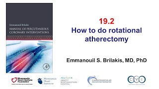 192 Rotational atherectomy Manual of PCI [upl. by Joni672]