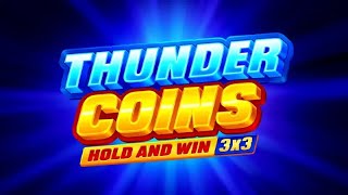 Thunder Coins Hold and Win slot by Playson  Trailer [upl. by Annauj]