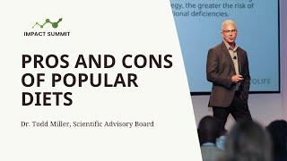 Pros and Cons of Popular Diets Dr Todd Miller SAB Member  Impact Summit 2023 [upl. by Yenroc]