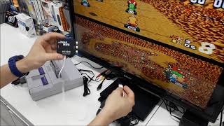 USANDO CONVERSOR HDMI NO SNES tire sua conclusão [upl. by Ennagrom]