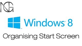 Windows 81 Organising Startscreen [upl. by Nihhi141]