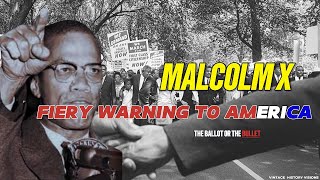 Malcolm X Fiery Speech to America [upl. by Burra341]