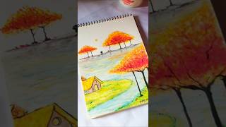 Feeling painting with watercolours Artistic Flowart drawing [upl. by Holleran115]