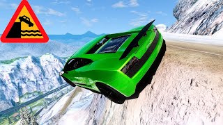 Cliff Drops 24  BeamNG DRIVE  Wheels Destructor [upl. by Finlay814]