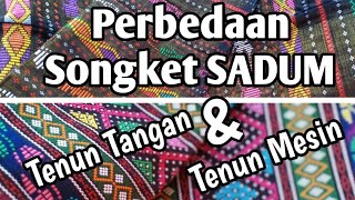 Review Songket Batak Motif Sadum  Perbedaan Tenun Tangan Vs Tenun Mesin [upl. by Oirasan]