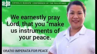 ORATIO IMPERATA FOR PEACE prayer prayfortheworld prayforpeace prayforthephilippines [upl. by Fielding]