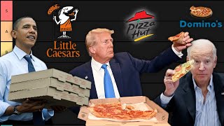 PRESIDENTS MAKE A PIZZA TIER LIST [upl. by Amandie]